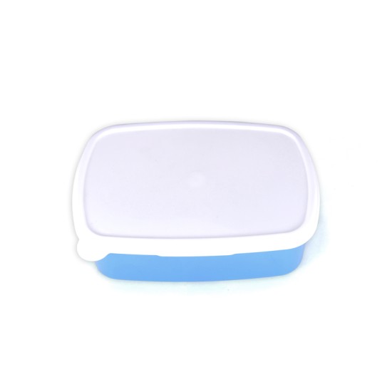 Sublimation Plastic Lunch Box With Premium Metal Insert BLUE (BFH-LB)  J-3