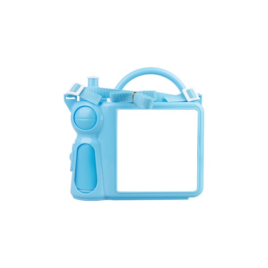 Handle Lunch Boxes w. Insert Plastic, Blue ( BFH46071LB )  J-3