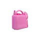 Handle Lunch Boxes  w. Insert Plastic, Rose (BFH46071PR )  J-3