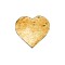 Flip Sequins Adhesive Sublimation Patch Heart Gold/White