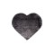 Flip Sequins Adhesive Black Heart Sublimation Patch