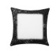 TD-ZT4040BK DyecraftDirect Blank Faux Bleach Poly-Linen Pillow Cover Black