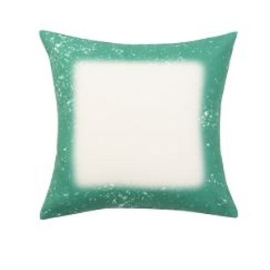 TDZT4040GR DyecraftDirect Blank Faux Bleach Poly-Linen Pillow Cover Green