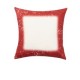 TD-ZT4040RD DyecraftDirect Blank Faux Bleach Poly-Linen Pillow Cover Red