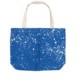 TD-HBD3548BL DyecraftDirect Blank Faux Bleach Poly-Linen Totebag Blue