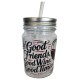 sublimation drinkable 12oz Mason Jar Clear with lid and straw sublimation drinkable 12oz Mason Jar Clear with lid and straw