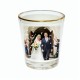 Sublimation 1.5oz Shot Glass Mug with Gold Rim 12 P/C  (BN15)