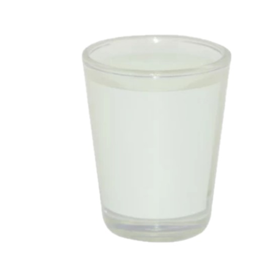 1.5oz Shot Glass Mug with White Patch (sold by 12pcs) (BN21)  E-8