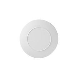 8 in. White Plastic Plate