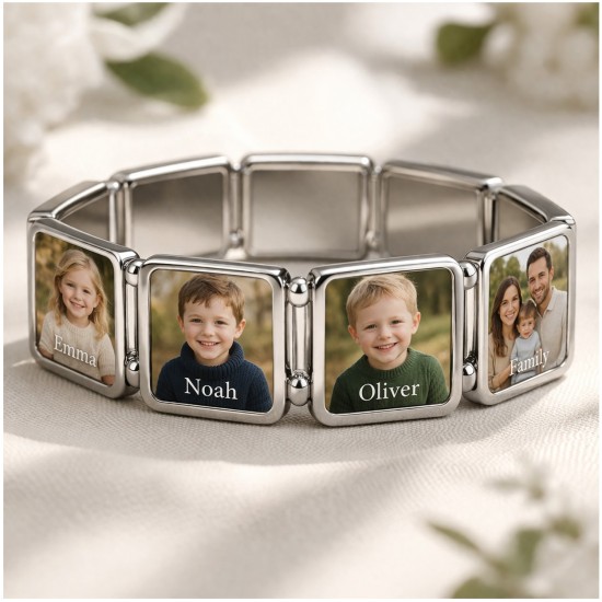 Fashion Bracelet 9-Square-Panel