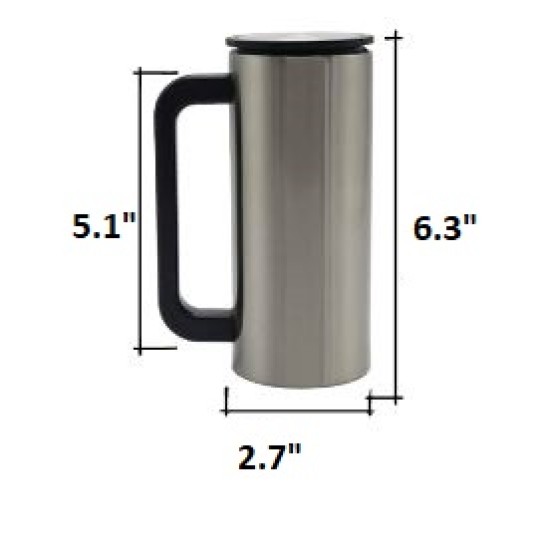 BSTH16S 10oz Vacuum Insulated Tumbler w. Handle/Lid 