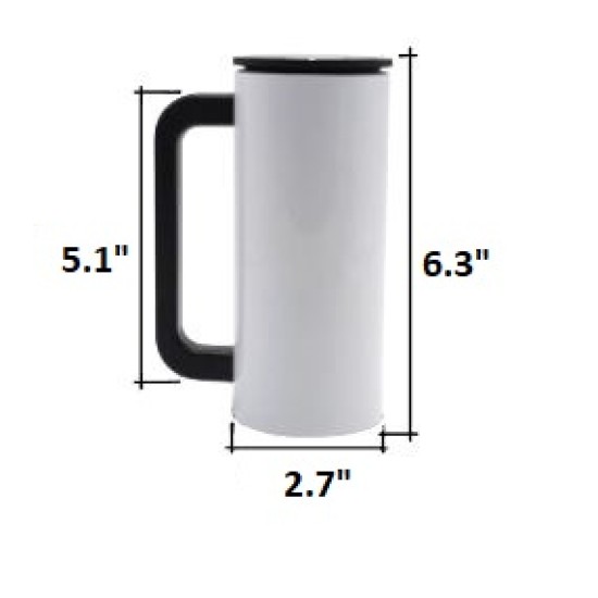 10oz Vacuum Insulated Tumbler White