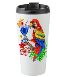16oz Stainless Steel Tumbler (White 16oz Stainless Steel Tumbler (White