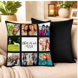 9-Panel Plush Pillow Cover (BZ12)