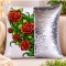 Flip Sequin Double-Sided Pillow Cover White/Silver (BZLP4040W)
