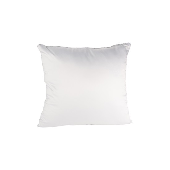 Flip Sequin Double-Sided Pillow Cover (White/Silver) (BZLP4040W) J-9