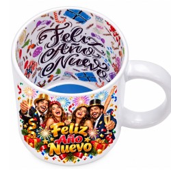 11oz Spanish Happy New Year Sublimation Motto Mug – 12 Pack $27.99