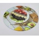 8" Round Glass Cutting Board (CB04)  D-6