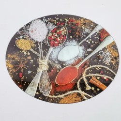12" Round Glass Cutting Board 12" Round Glass Cutting Board