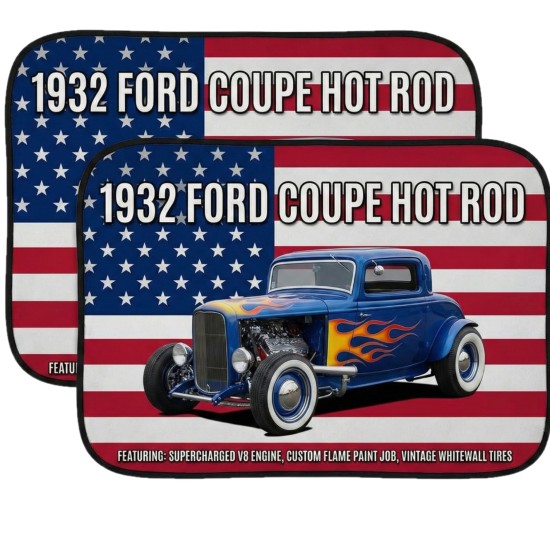 2 P/C Rear Car Mat   (CM3344)