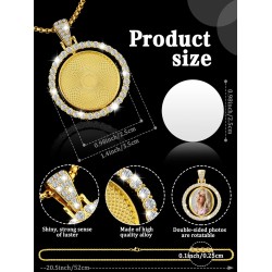 Gold 360° spinning rhinestone necklace Gold 360° spinning rhinestone necklace