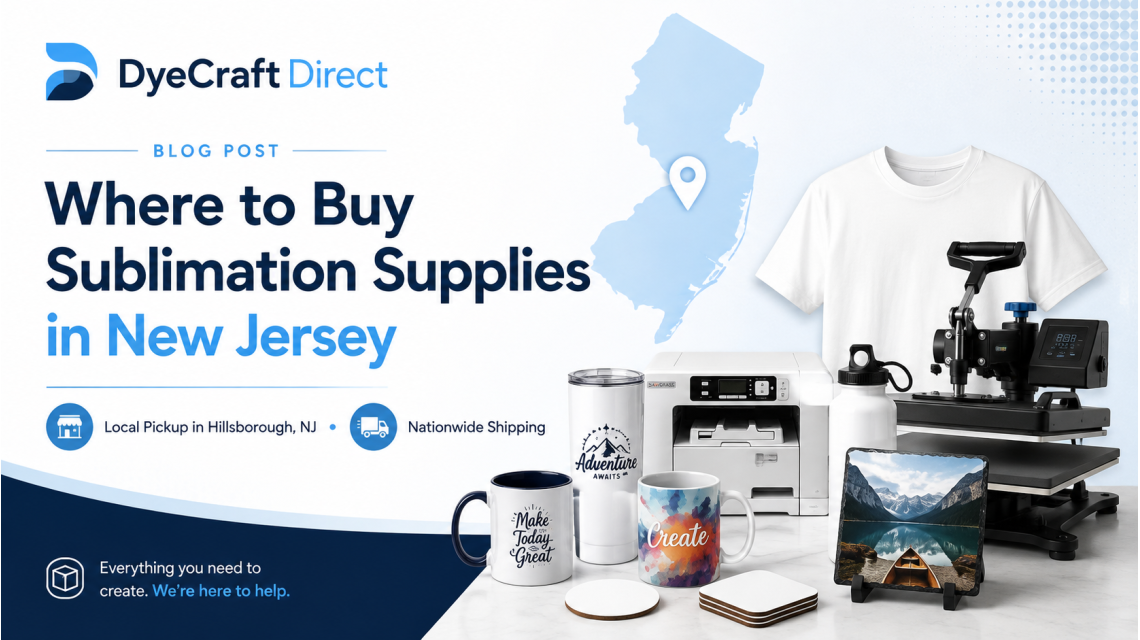 Where to Buy Sublimation Supplies in New Jersey
