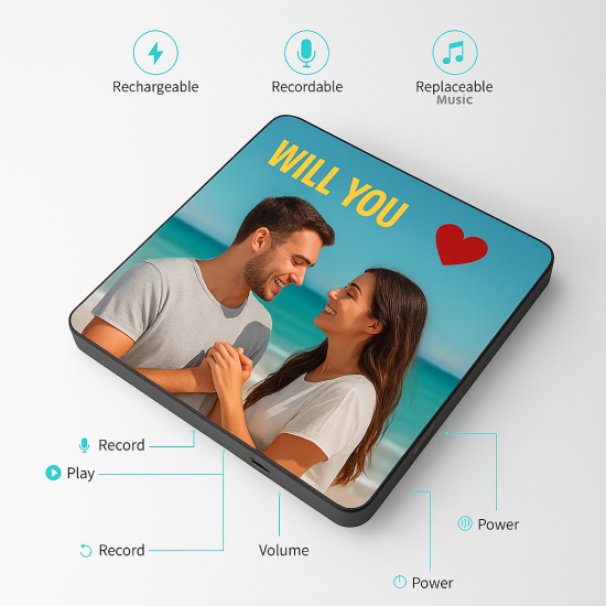 Music Photo Fridge Magnet