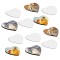 DYECRAFTDIRECT MDF Sublimation Heart Magnet Blanks 