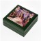 Sublimation Wooden Emerald Finish Keepsake Box with 4" x 4" Tile (DCD30)
