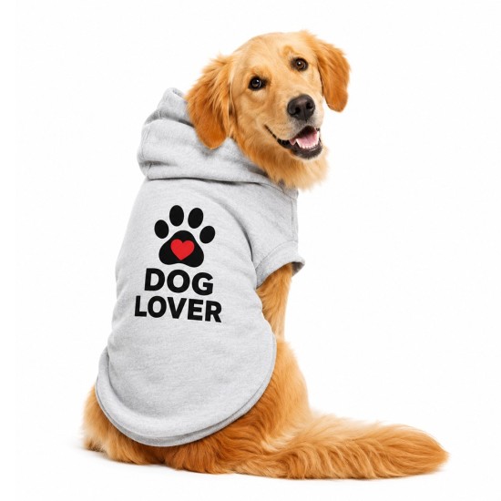 Pet Hooded Shirts Large White