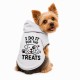 Pet Hooded Shirts! each SMALL WHITE