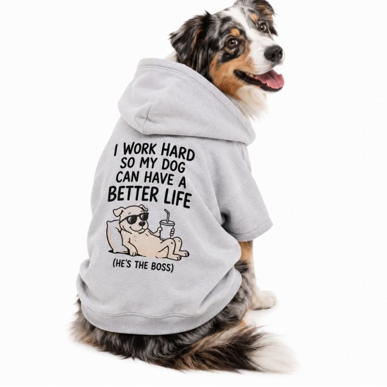 Pet Hooded Shirts XX-Large White