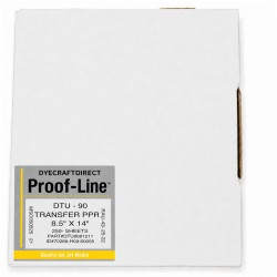 Proof Line DTU-90 Sublimation Paper 8.5" x 14" – 250 Sheets