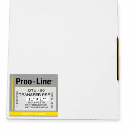 Proof Line DTU-90 Sublimation Paper 11" x 17" – 250 Sheets