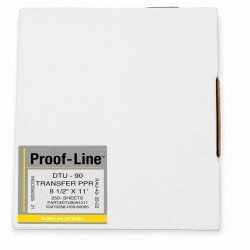 Proof Line DTU-90 Transfer Paper 8.5" x 11" – 250 Sheets