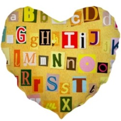 Pillow Cover Double Sided Heart Polyester Pillow Cover Double Sided Heart Polyester