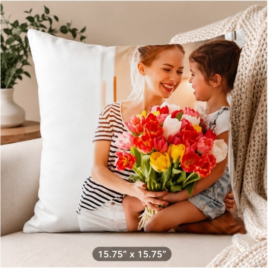Pillow Cover Square Canvas 15.75"