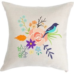 Pillow Cover Double-Sided Linen 15.75" J-8 Pillow Cover Double-Sided Linen 15.75" J-8