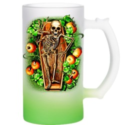 16oz Gradient Frosted Beer Mug Green 16oz Gradient Frosted Beer Mug Green