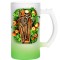 16oz Gradient Frosted Beer Mug Green