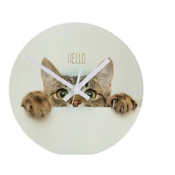 8" Glass Clock for Sublimation Printing 8" Glass Clock for Sublimation Printing