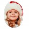 3 inch Oval Sublimation Ornament