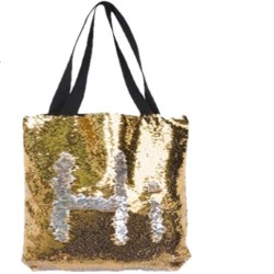 Sequin Double Layer Tote Bag (Gold/Silver(HDB13G) Sequin Double Layer Tote Bag (Gold/Silver(HDB13G)