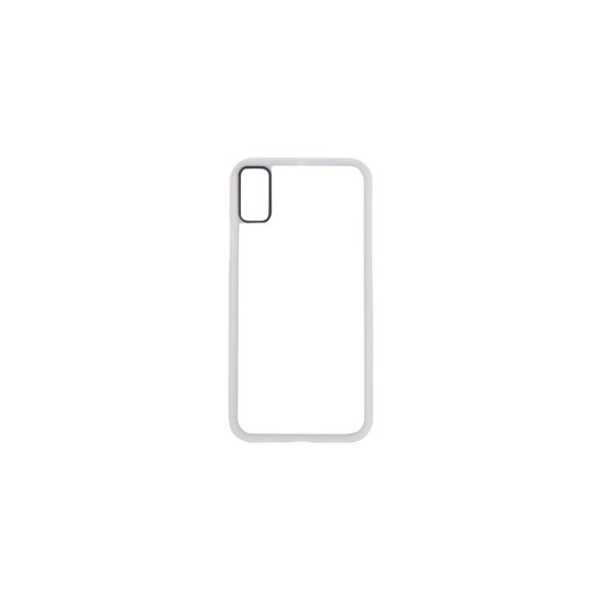 iPhone X White Rubber Cover Sublimation Blank