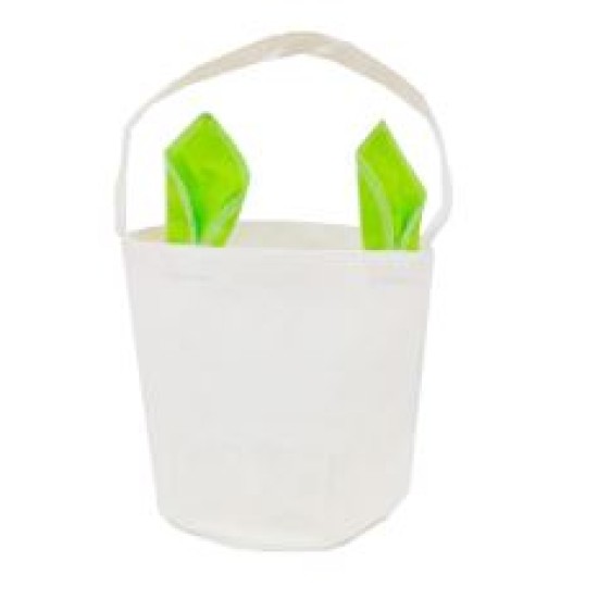 Green Easter Basket with Bunny Ears (M-9)