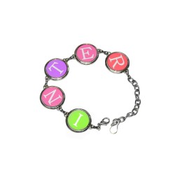 Fashion Bracelet 5-Round-Panel Fashion Bracelet 5-Round-Panel