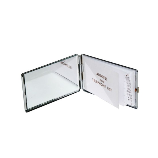 Compact Mirror - Rectangular W/Address And Telephone List  JB13 G-8