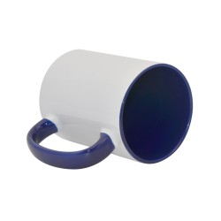 15oz Inner Rim Color Sublimation Mug Blue 15oz Inner Rim Color Sublimation Mug Blue