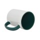 15oz Inner Rim Color Mug Green (36pcs/case)  (MUG-IR15G) FL-5