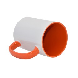 15oz Inner Rim Color Sublimation Mug Orange 15oz Inner Rim Color Sublimation Mug Orange